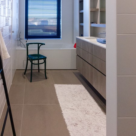 Nieuwbouwwoning - Mosa Murals & Terra Maestricht + Basaltina Nero
Plaatsing: Bjorn Danneels + Franky Bibauw